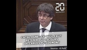 Catalogne: Ce qu'il faut retenir du discours de Carles Puigdemont