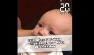 Ce bébé entend pour la première fois la voix de sa mère