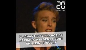 La chanteuse française Barbara Weldens meurt en plein concert