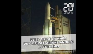 Le 5e tir de l'année de la fusée Ariane 5 annulé in extremis