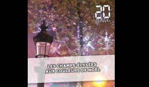 Les Champs-Élysées aux couleurs de Noël