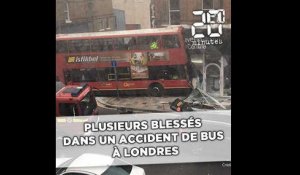 Londres: Des blessés dans un accident de bus à impériale encastré dans un magasin