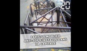 Paris: Le mobilier anti-sdf s'installe dans la capitale