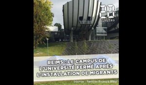 Reims: Le campus de l'université fermé après l'installation de migrants