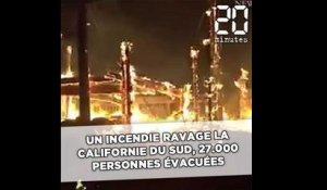 Un incendie ravage la Californie du Sud, 27.000 personnes évacuées