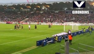 Communion avec les supporters après Bordeaux - PSG