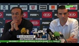 La conférence de presse d'Ulrich Ramé et Jean-Louis Triaud [Audio]