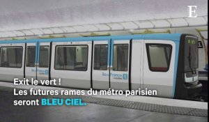 Le métro parisien va se mettre au bleu ciel