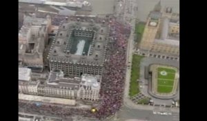 Manifestation à Londres contre le plan d'austérité