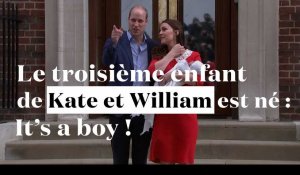 Le 3e "royal baby" de Kate et William est né : "It's a boy !"