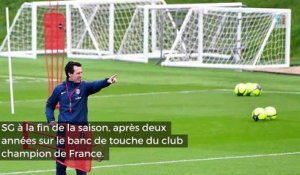 Unai Emery officialise son départ du PSG à la fin de la saison