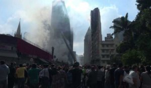 Brésil: une tour de Sao Paulo s'effondre après un incendie