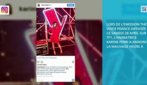 Une bourde de Karine Ferri dans The Voice France crée la polémique