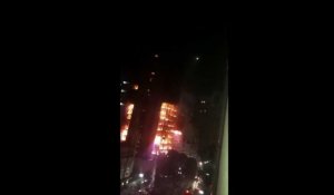 Brésil: images amateur de l'effondrement d'une tour à Sao Paulo