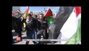 Ramallah : retour triomphal de Mahmoud Abbas