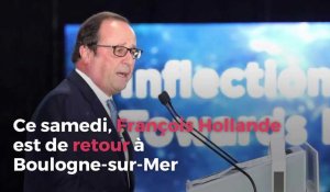 François Hollande de retour à Boulogne-sur-Mer