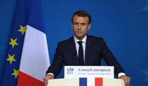 Brexit: "nous pouvons clarifier", pas "renégocier" (Macron)