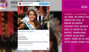 Miss France 2019 : Vaimalama Chaves élue, la réaction émouvante de sa mère