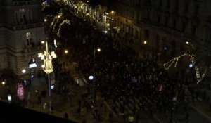 Troisième nuit de manifestations anti-Orban à Budapest