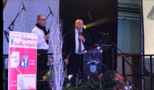 Quand le maire d'Hérin chante Aznavour pendant la cérémonie des voeux