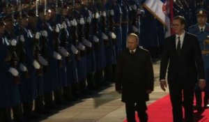 La Serbie déroule le tapis rouge pour Vladimir Poutine