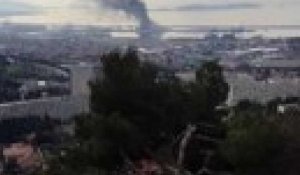 Marseille : un incendie se déclare sur le Port Autonome