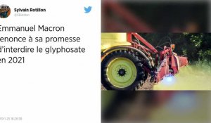 Glyphosate. Pas de sortie « à 100 % » en trois ans : Macron étrillé par des ONG