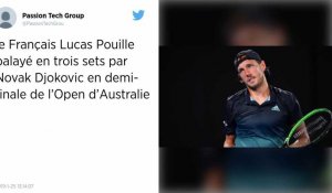 Open d'Australie. Lucas Pouille : "Aucune solution, Djokovic a joué de manière extraordinaire"