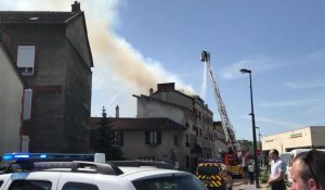 Violent incendie dans les combles d'un immeuble d'Epernay