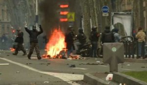 "Gilets jaunes": premières violences à Toulouse pour l'acte 11