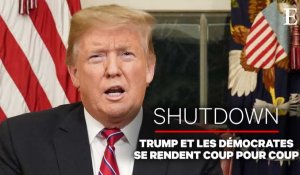 Shutdown : Donald Trump et les démocrates se rendent coup pour coup à la télévision