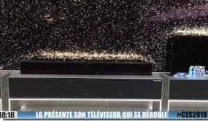 CES 2019 : LG invente l'écran de télé qui se déroule