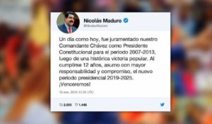 'Nous vaincrons' tweete Maduro avant de prêter serment