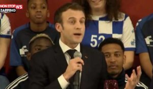 Emmanuel Macron fait une grosse faute de prononciation lors d'un discours (vidéo)