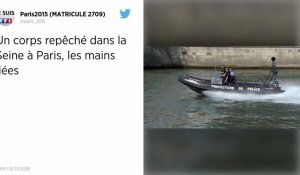 Paris. Un corps avec les mains liées repêché dans la Seine