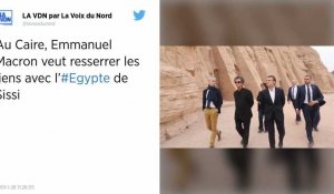 Emmanuel Macron au Caire pour resserrer les liens avec l'Égypte de Sissi