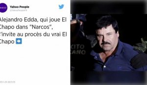 L'acteur qui joue "El Chapo" dans "Narcos" fait une apparition au procès