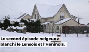 Lensois-Héninois : retour en images sur le nouvel épisode neigeux