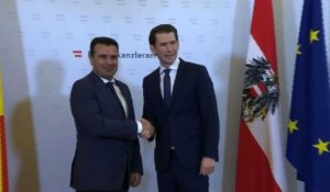 Vienne: Kurz accueille le Premier ministre de Macédoine du Nord
