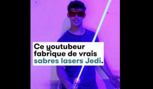 Ce youtubeur fabrique de vrais sabres lasers Jedi