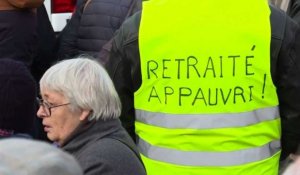 A Paris, des retraités manifestent pour leur pouvoir d'achat