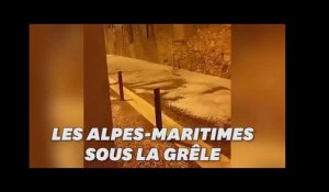 Les Alpes-Maritimes frappées par un violent épisode de grêle