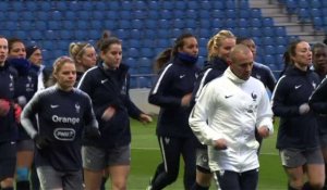 Football/France: les Bleues se préparent avant les Etats-Unis