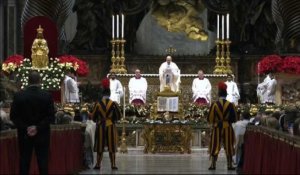 Le pape célèbre la messe du Nouvel An