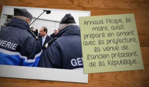 François Hollande aux voeux de Lespesses