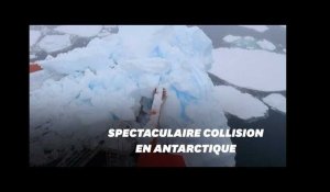 Ce brise-glace chinois a percuté un iceberg à cause d'un défaut de GPS