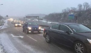 Neige en Ile-de-France: circulation ralentie sur l'A13