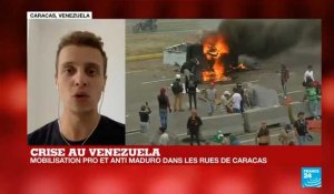 Benjamin Delille, correspondant à Caracas : "La foule anti-Maduro avance pacifiquement"