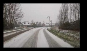 Villeneuve-d'Ascq sous la neige