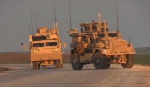 Syrie: véhicules de l'armée américaine en patrouille au nord-est